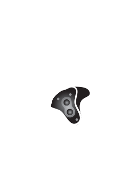 A drawing of an in the canal style hearing aid in the ear